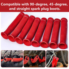 Sfoezdc spark plug boot heat shield 8-pack offers full engine coverage