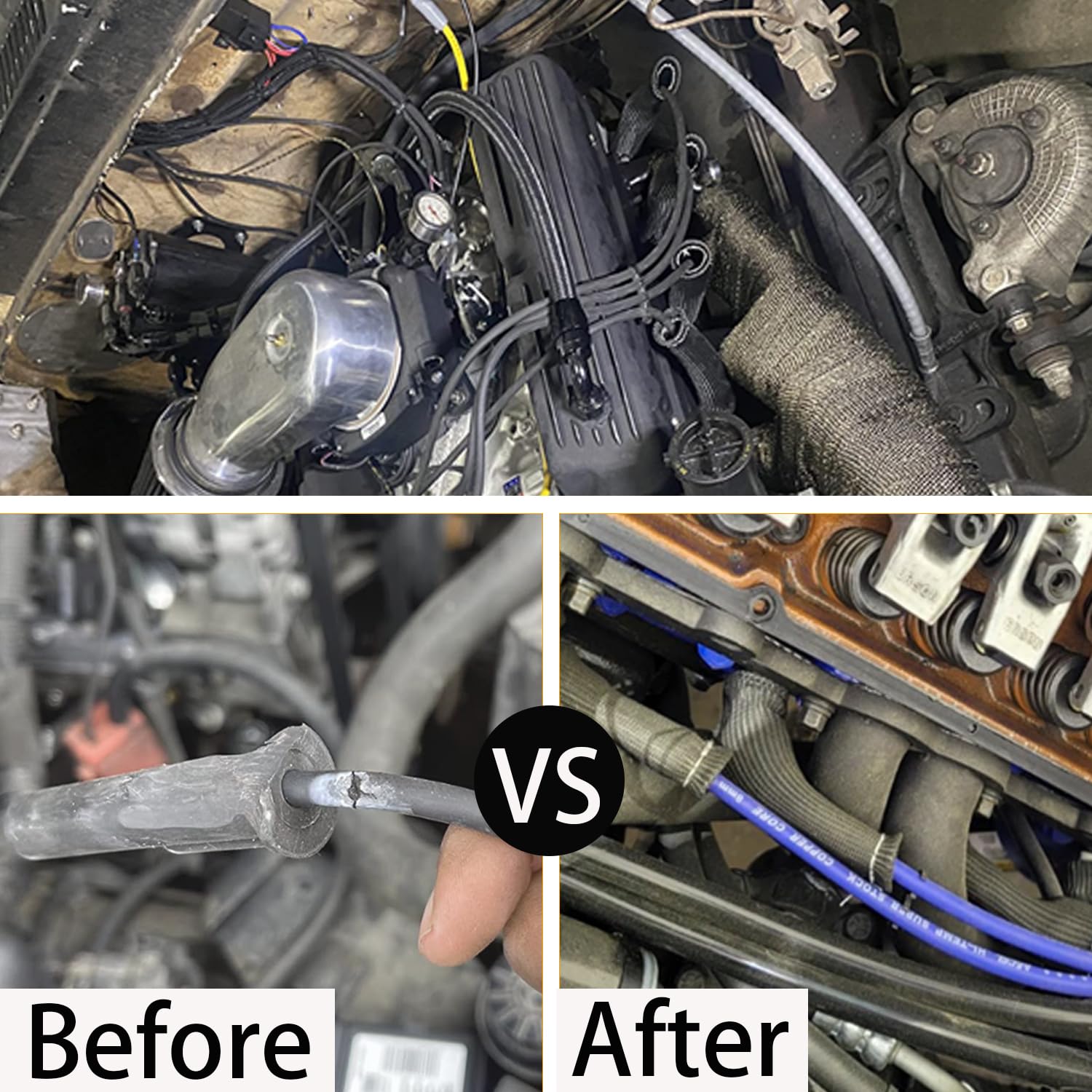 Sfoezdc heat-resistant sleeve improves spark plug boot longevity during towing and performance driving