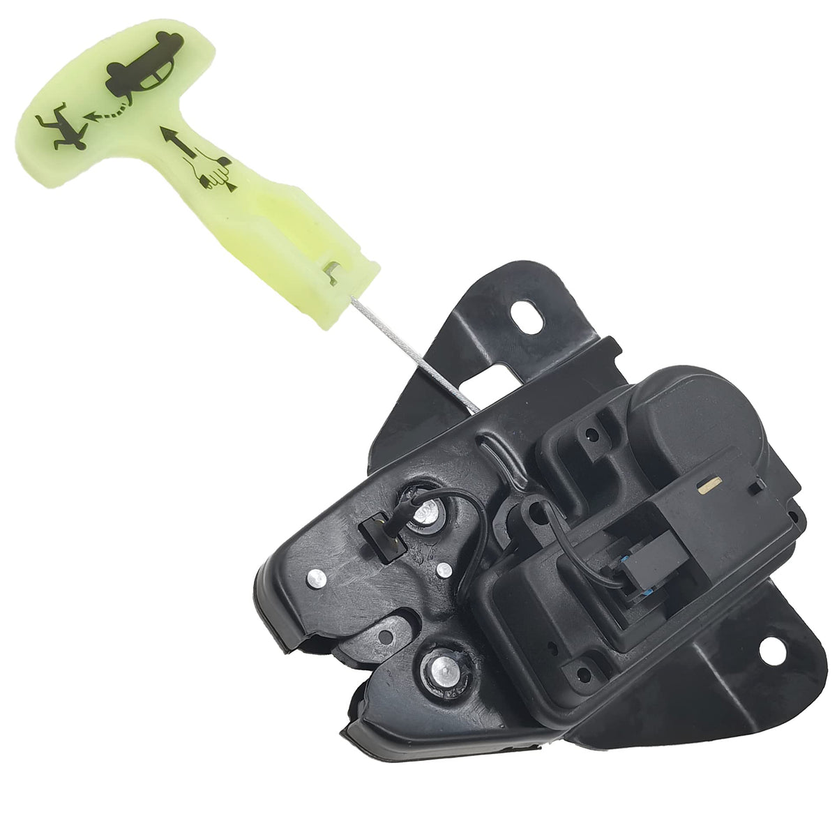 SFYAUTO tailgate lock latch 931-714 close-up shows secure trunk access.