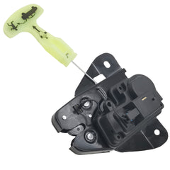 SFYAUTO tailgate lock latch 931-714 close-up shows secure trunk access.