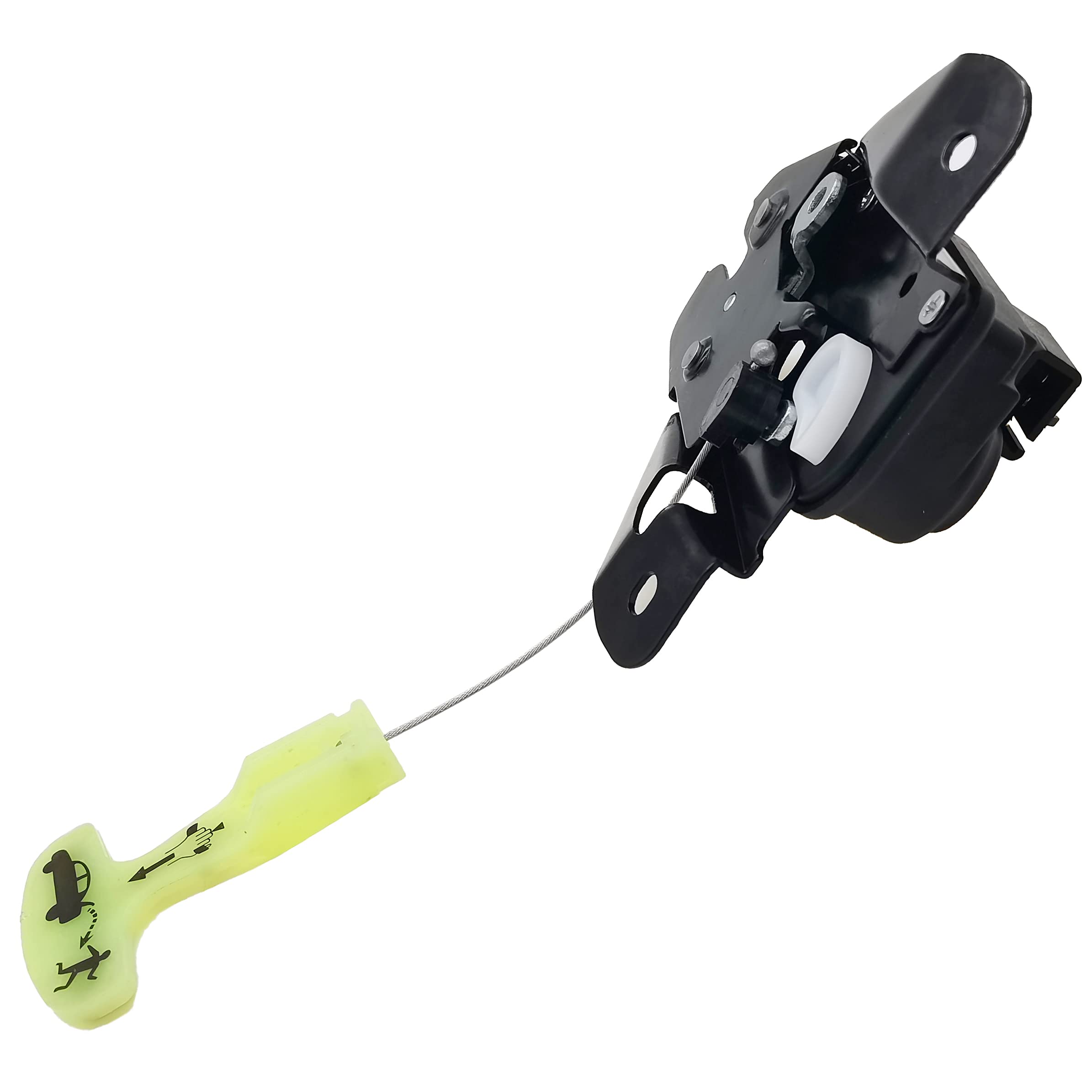 SFYAUTO trunk latch mechanism close-up highlights robust construction.