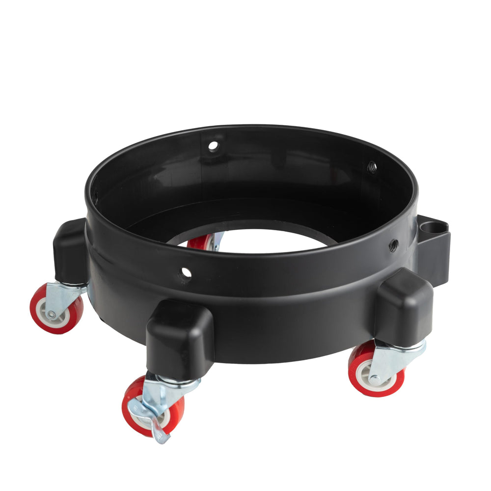 SGCB Pro bucket dolly front view enables easy maneuvering of 5-gallon buckets.