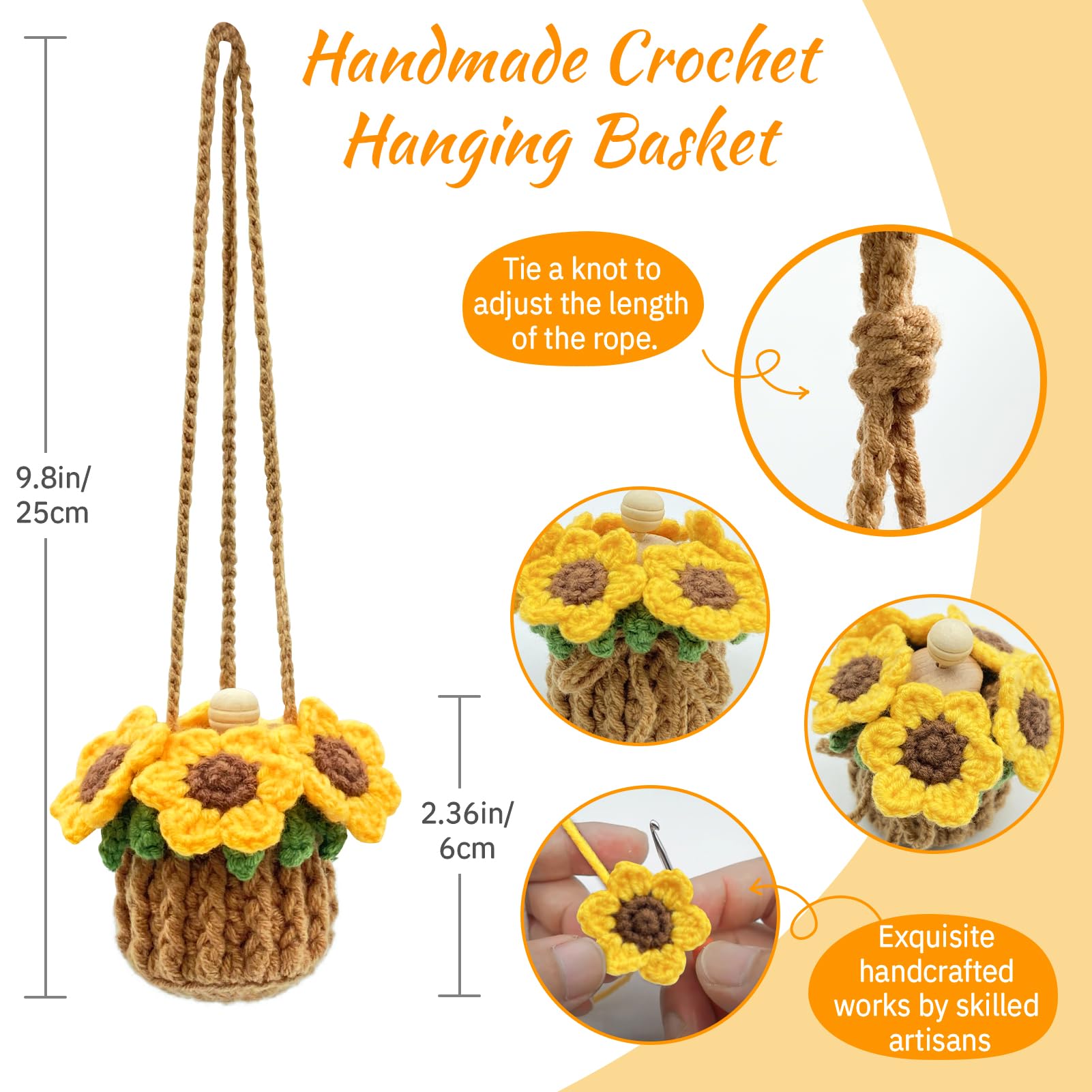 Handmade crochet diffuser crafted from soft cotton yarn by SGIBYN.