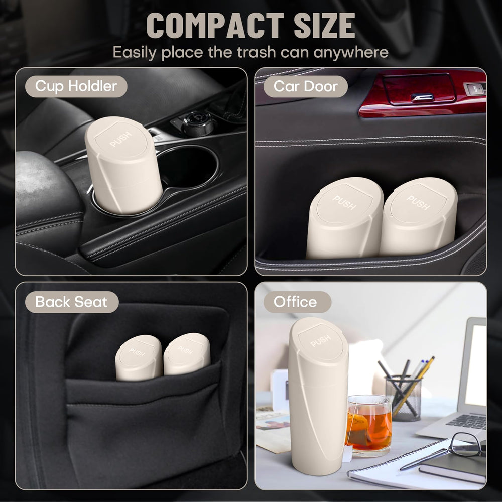 SGLRT car trash bin with 40 bags included for convenience.