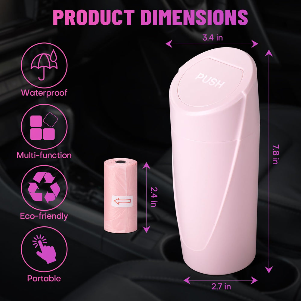 SGLRT trash bin is easy to clean by rinsing.