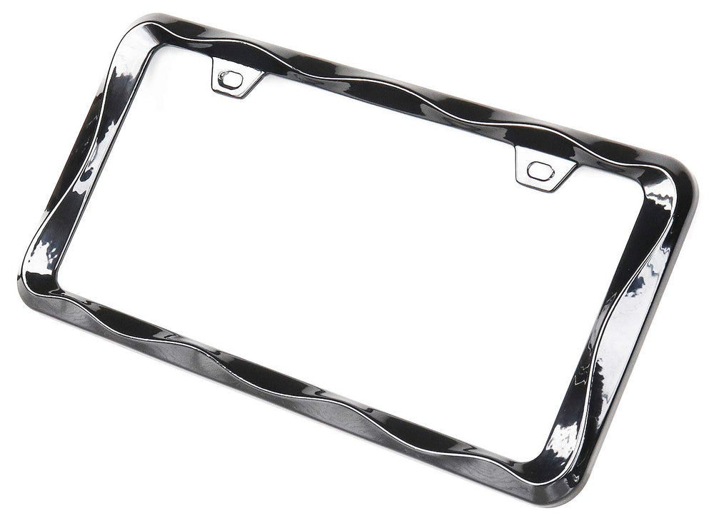 Sgooky 3D Curly Wave closeup highlights zinc die-cast metal and chrome plating durability.
