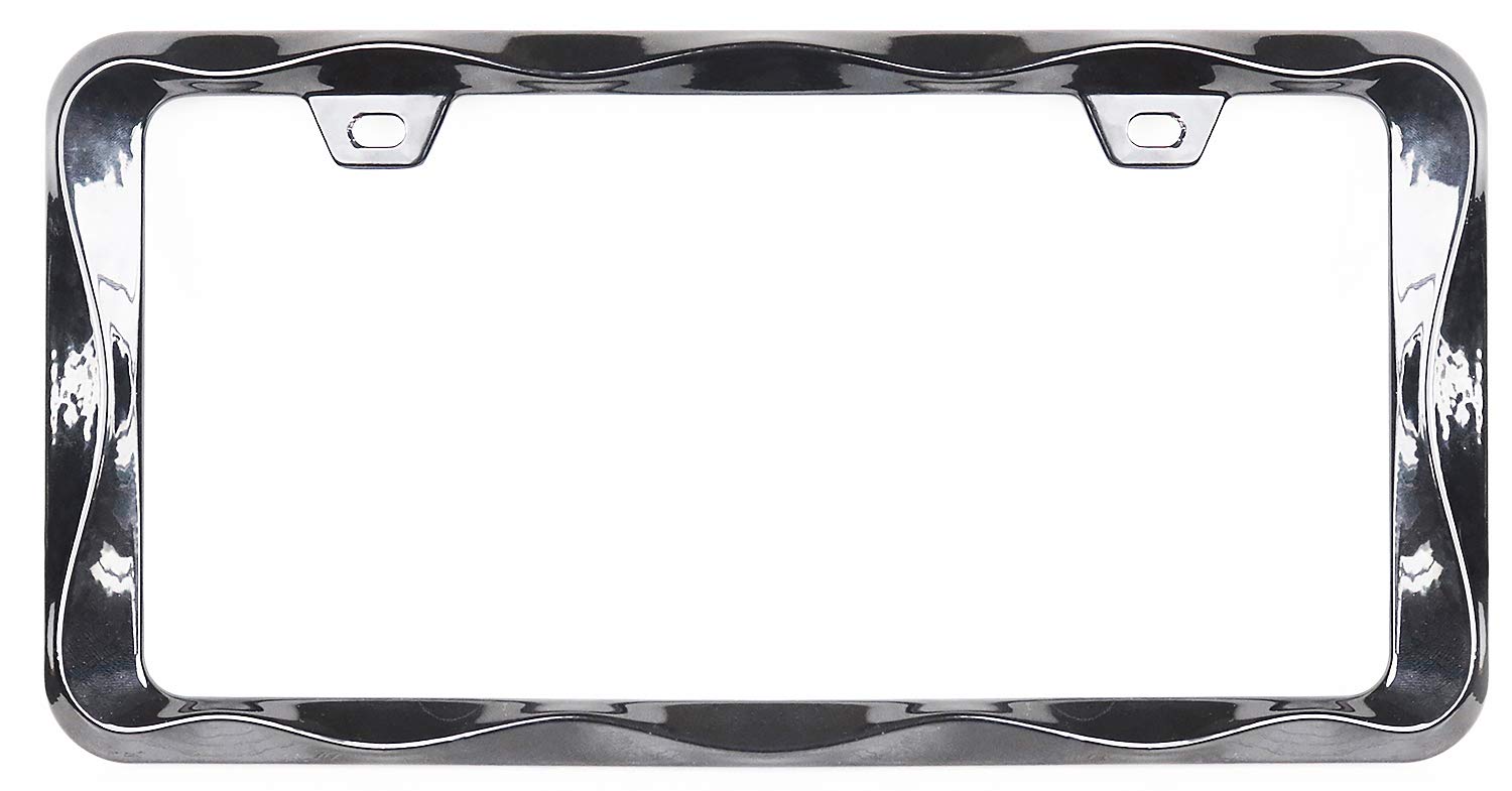 Sgooky 3D Curly Wave side view shows sturdy zinc alloy construction and weather-ready shine.