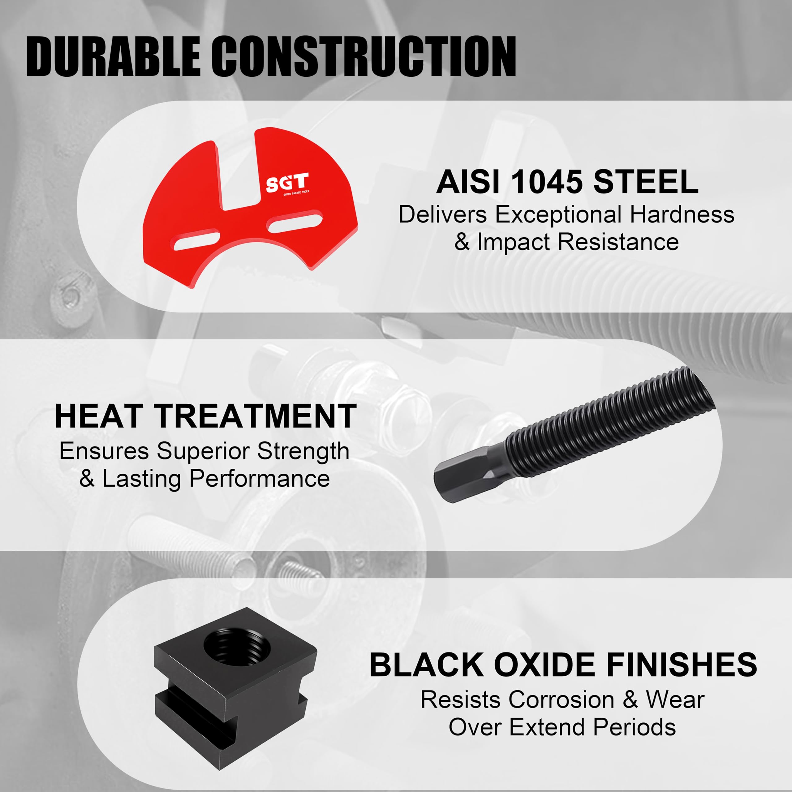 SGT 40100 hub remover tool set for cars and trucks