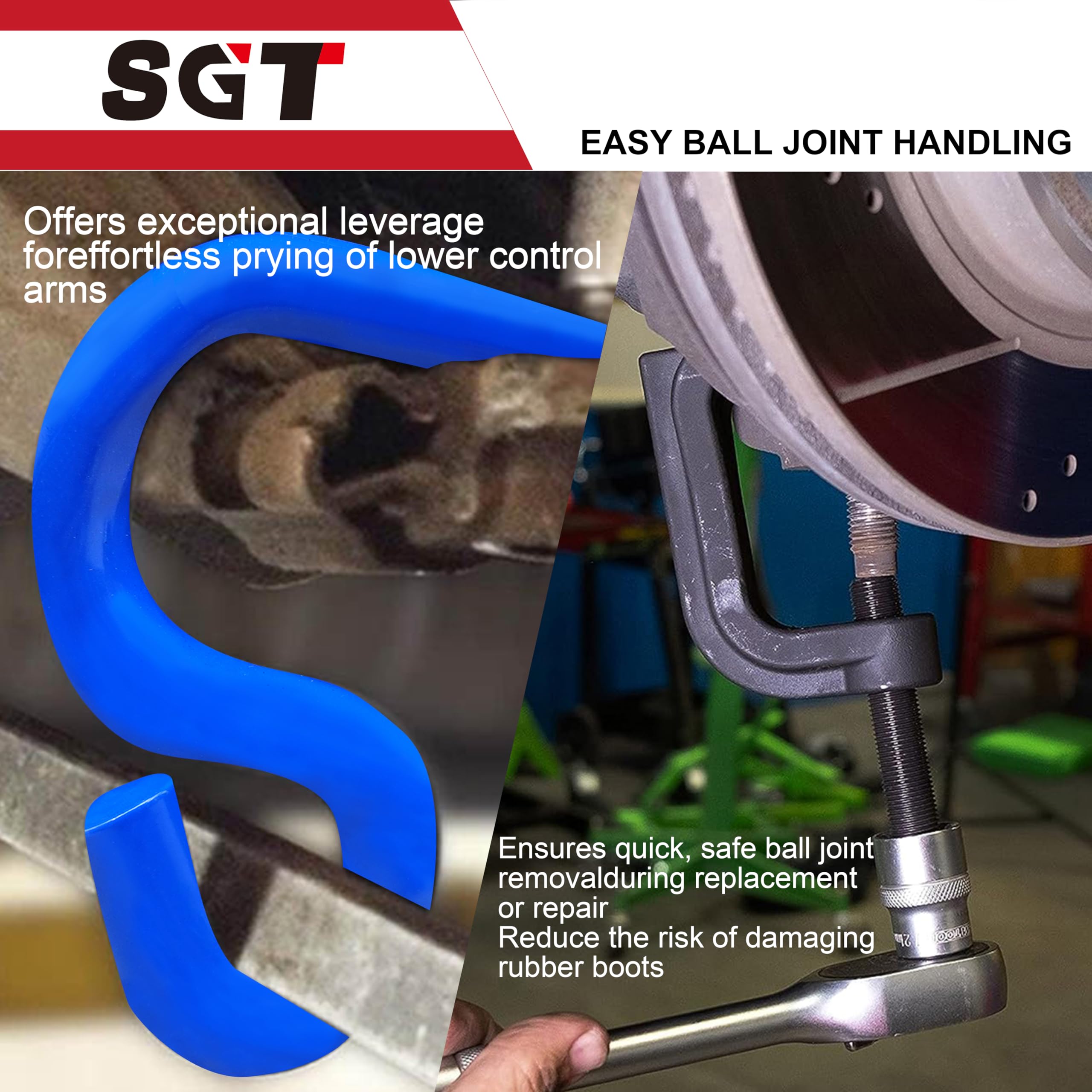 SGT Ball Joint Separator 2-3/8-inch capacity handles many automotive joints
