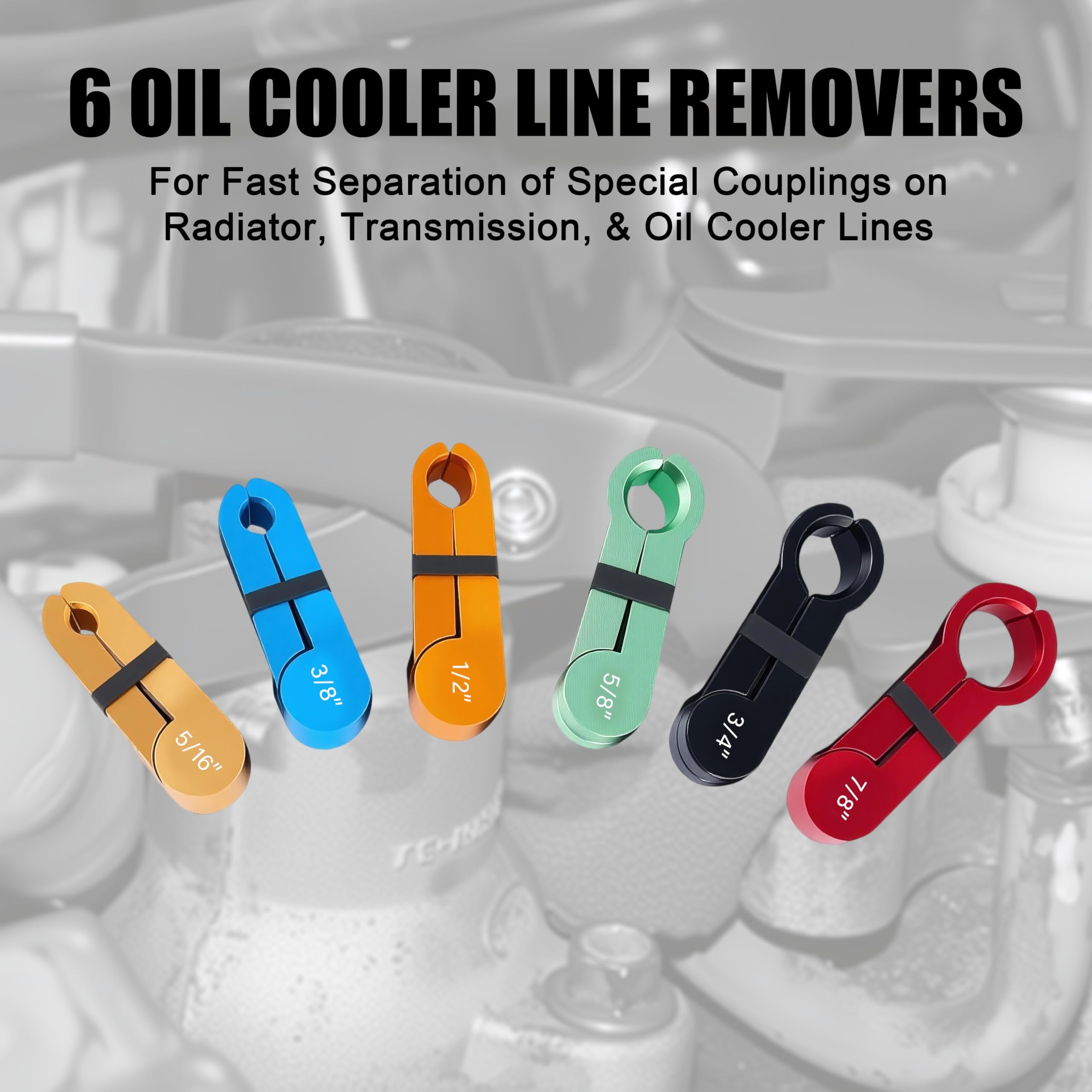 Included rubber bands and clips to keep parts organized