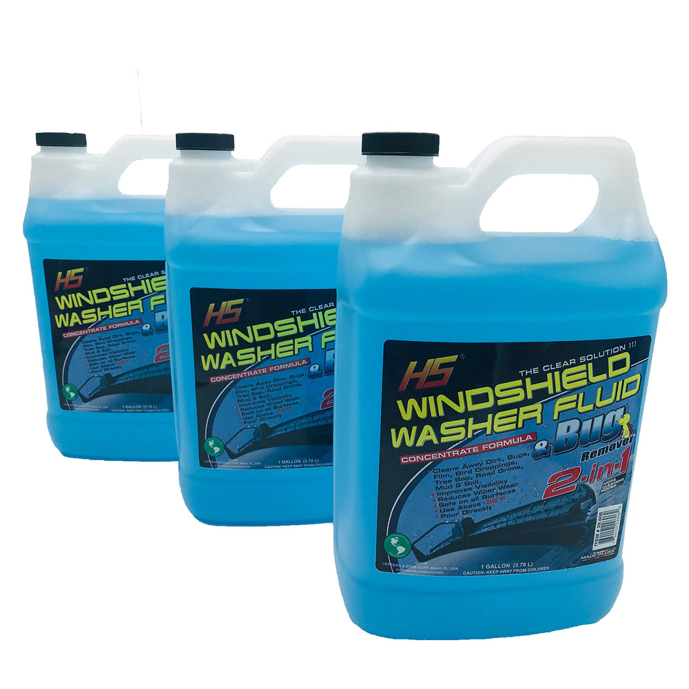 SH Bug Wash keeps windshields clear in summer driving