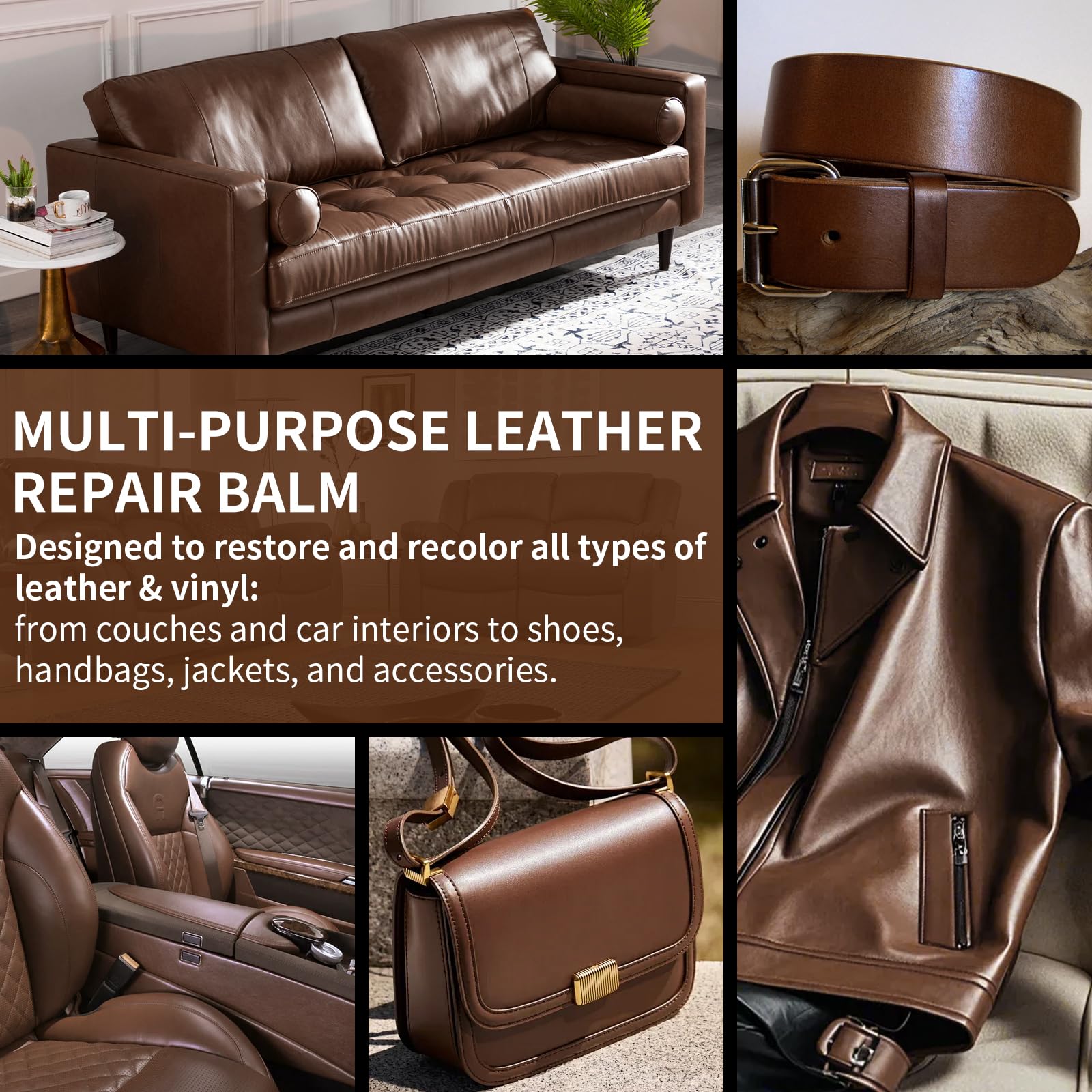 SHABEIBEI Car Seats Sofa application toolset demonstrates multi-use balm on interior surfaces