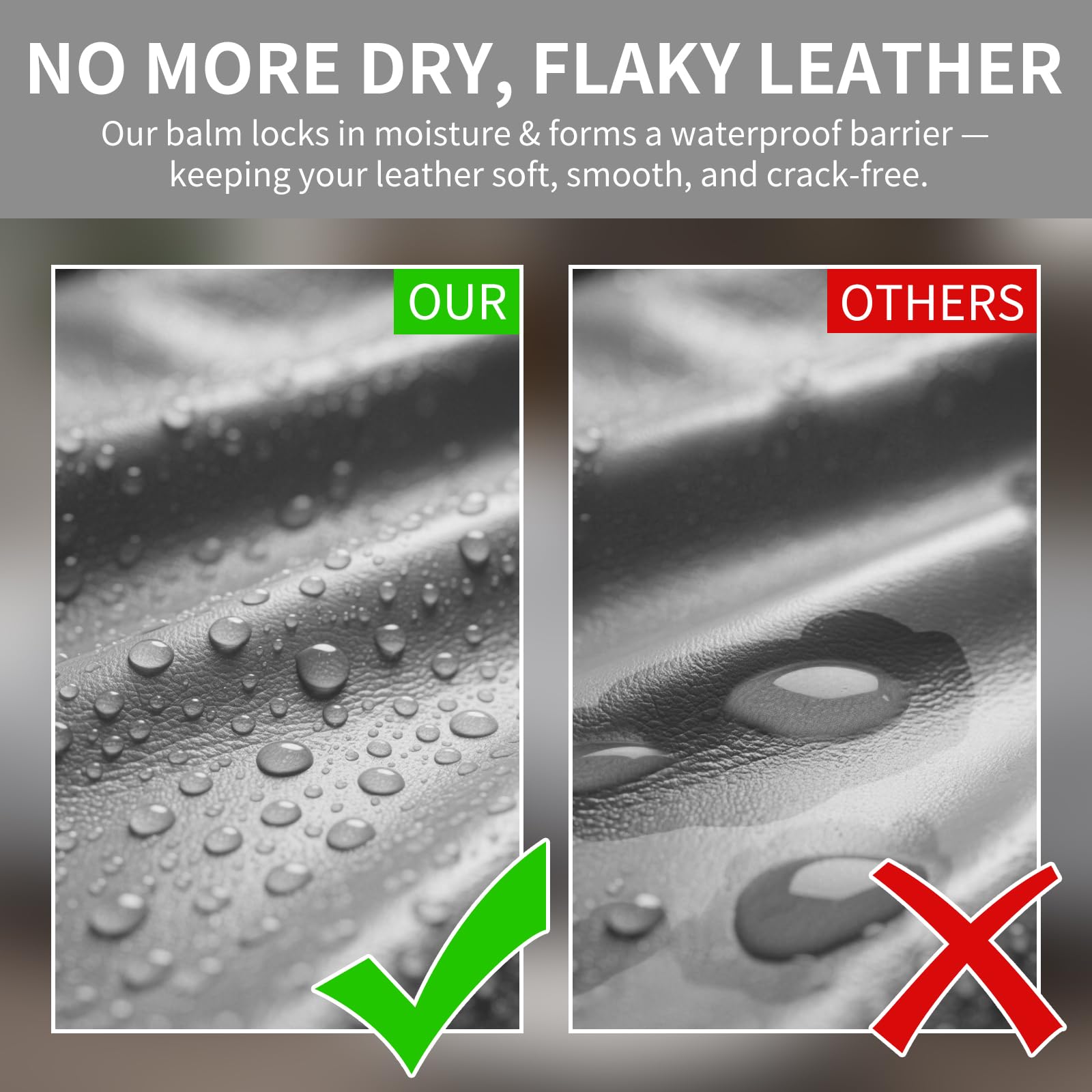 SHABEIBEI Leather care kit in use on sofa and car interior for protection.