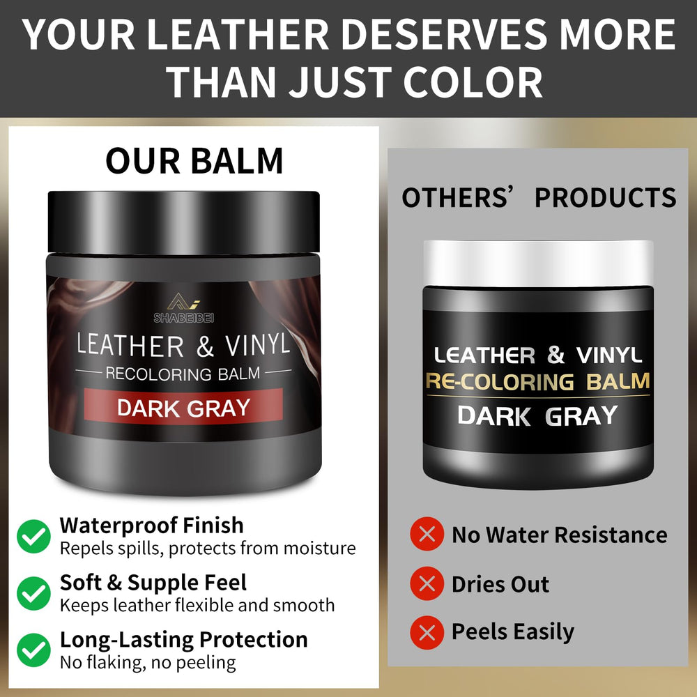 SHABEIBEI leather scratch remover applied to surface for quick repair