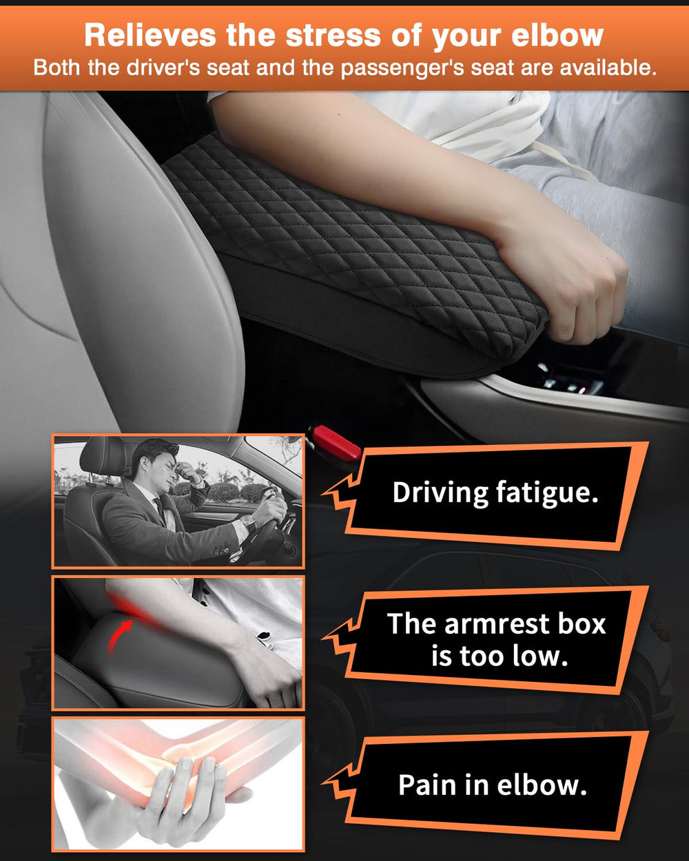 Shademax Accord console cover features easy installation with flexible straps
