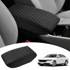 Shademax center console cover on Honda Accord armrest pad reduces wear and scratches