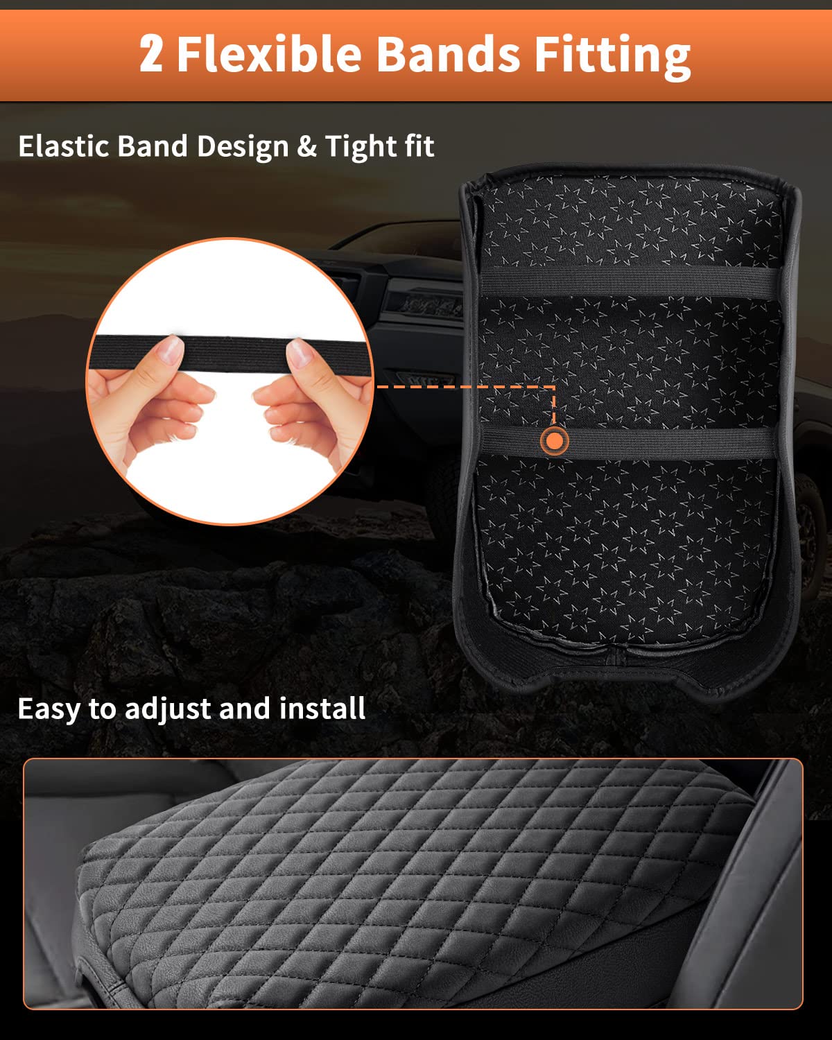 Shademax Frontier durable black PU leather; stylish protection for the console.