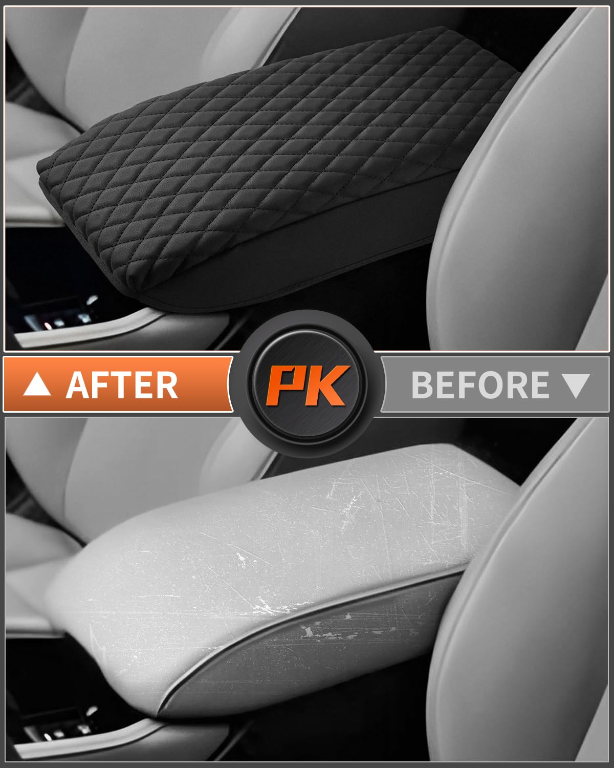 Shademax Honda Accord armrest cushion uses PU leather for durable interior