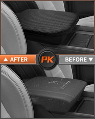 Shademax PU leather center console cover offering waterproof protection