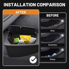 Shademax ABS material close-up shows durable, waterproof interior.