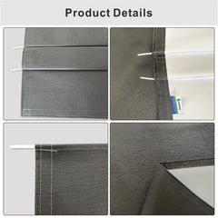SHADEPLUS easy-installation replacement with three sewn-in cords secures quickly without tools.