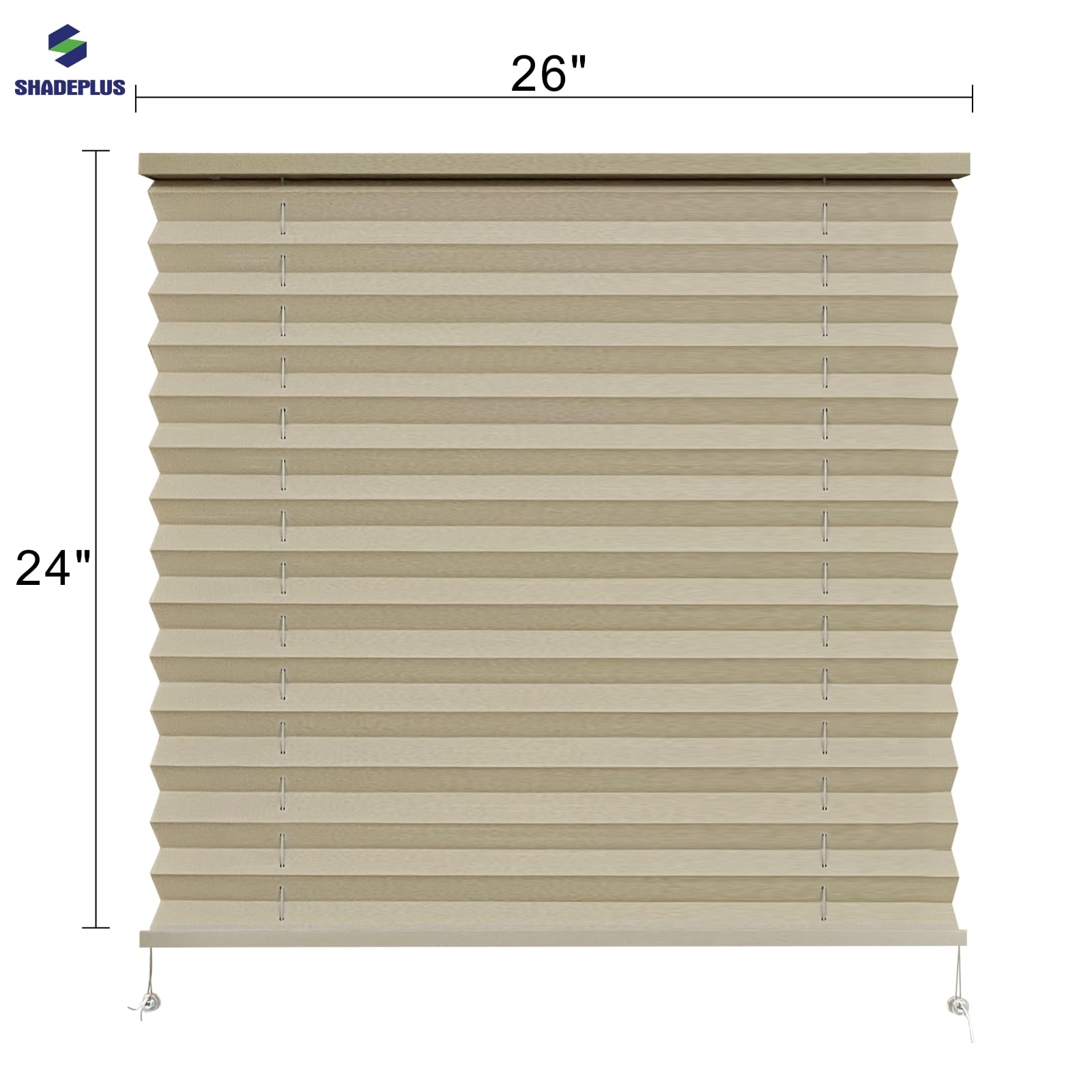 SHADEPLUS installation kit for RV pleated shades enables quick setup.