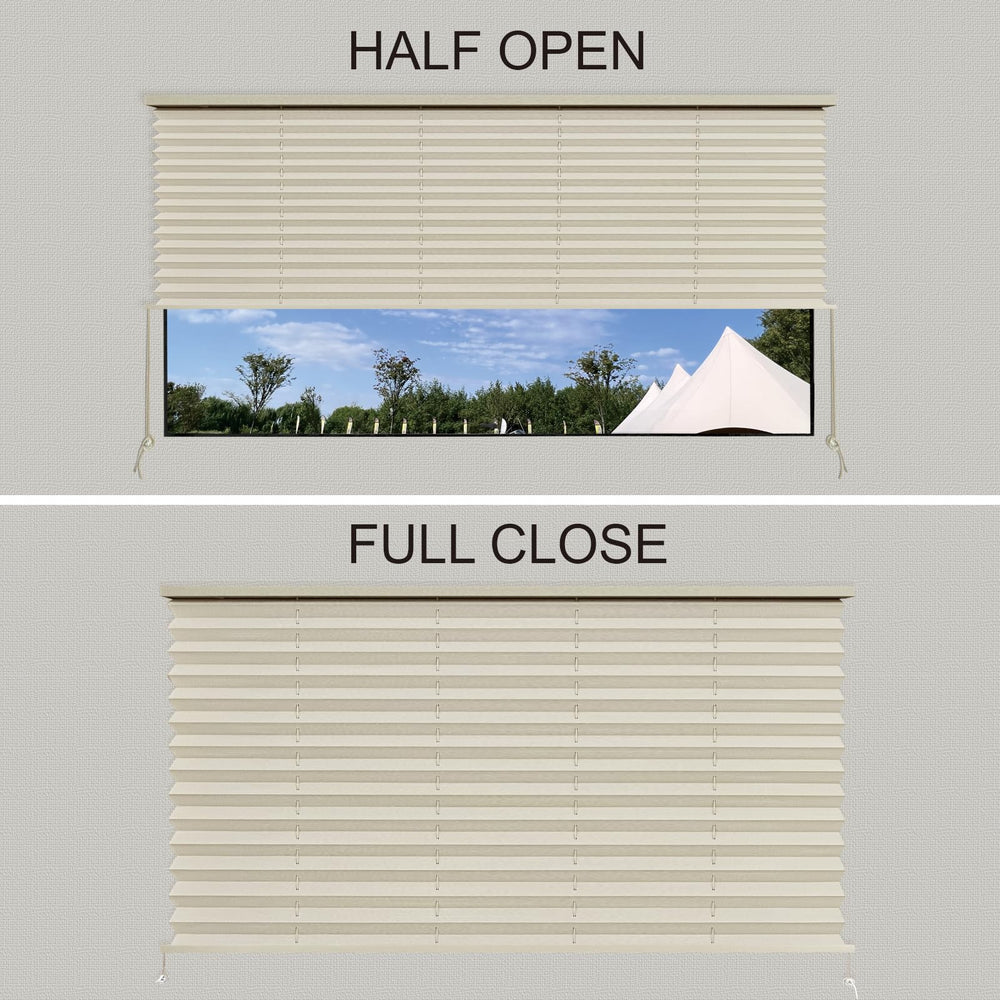 SHADEPLUS RV pleated shade travel-ready light control and privacy on the road