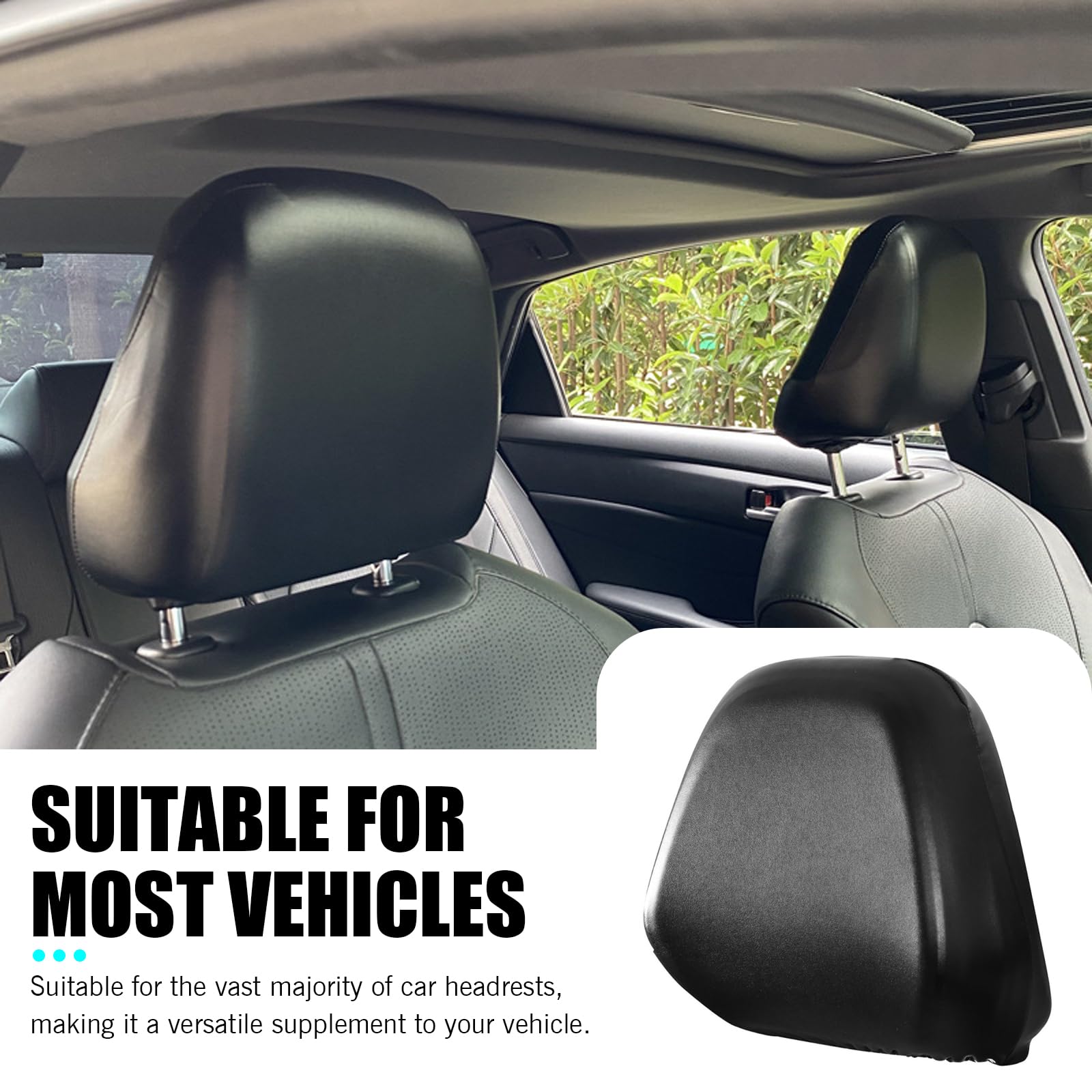 Shakas headrest cover waterproof surface provides dust and grease protection