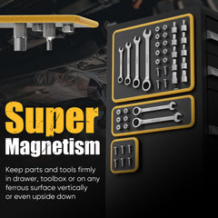 Shall small magnetic mat protects tiny components during maintenance tasks.