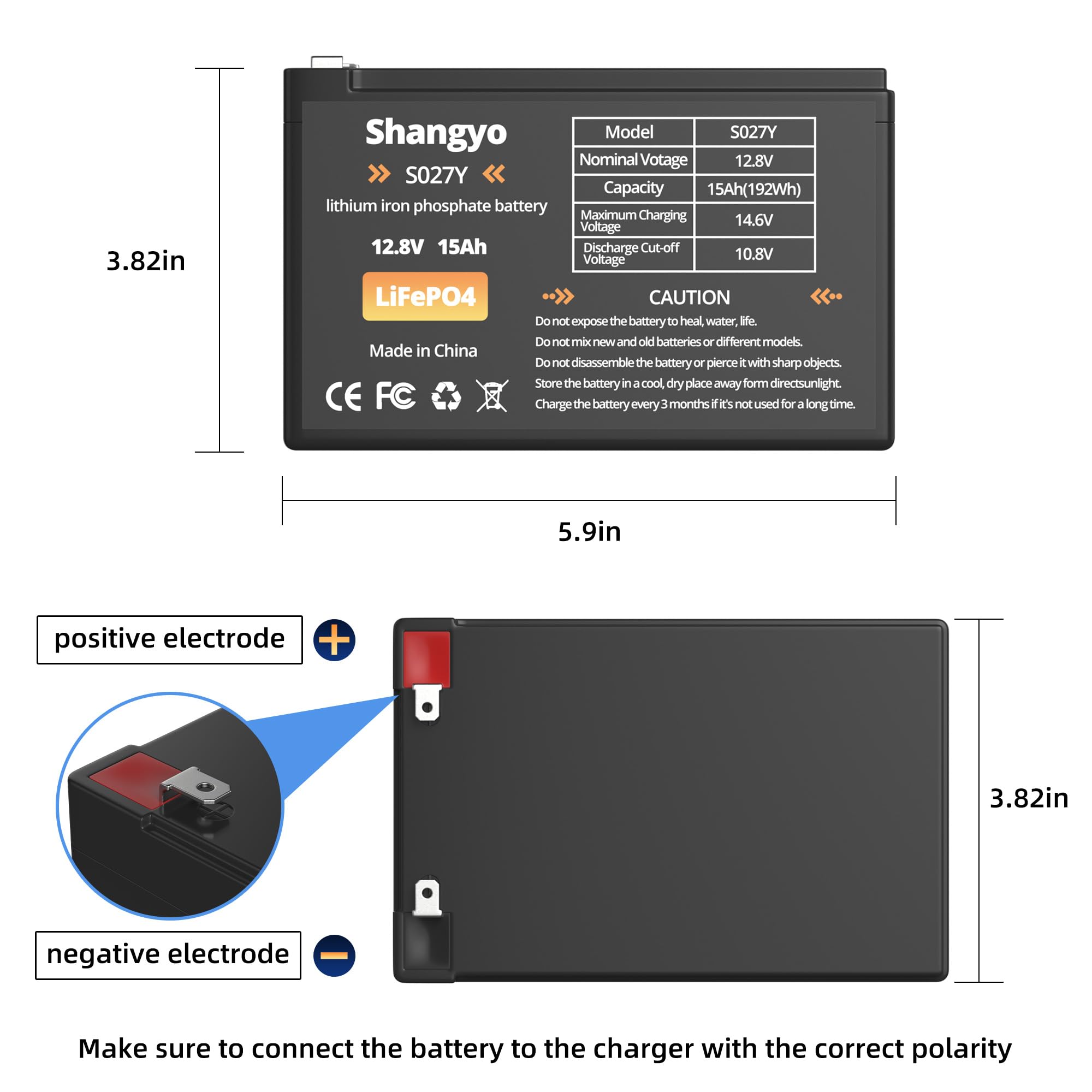 Shangyoyi LiFePO4 battery shows parallel/series configuration flexibility.