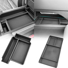 SHAOHAO center console organizer for Nissan Pathfinder 2025-2026 keeps sunglasses, cards, and keys neatly organized.