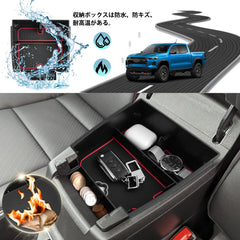 Compartments in SHAOHAO tray enhance organization inside the Colorado/Canyon console
