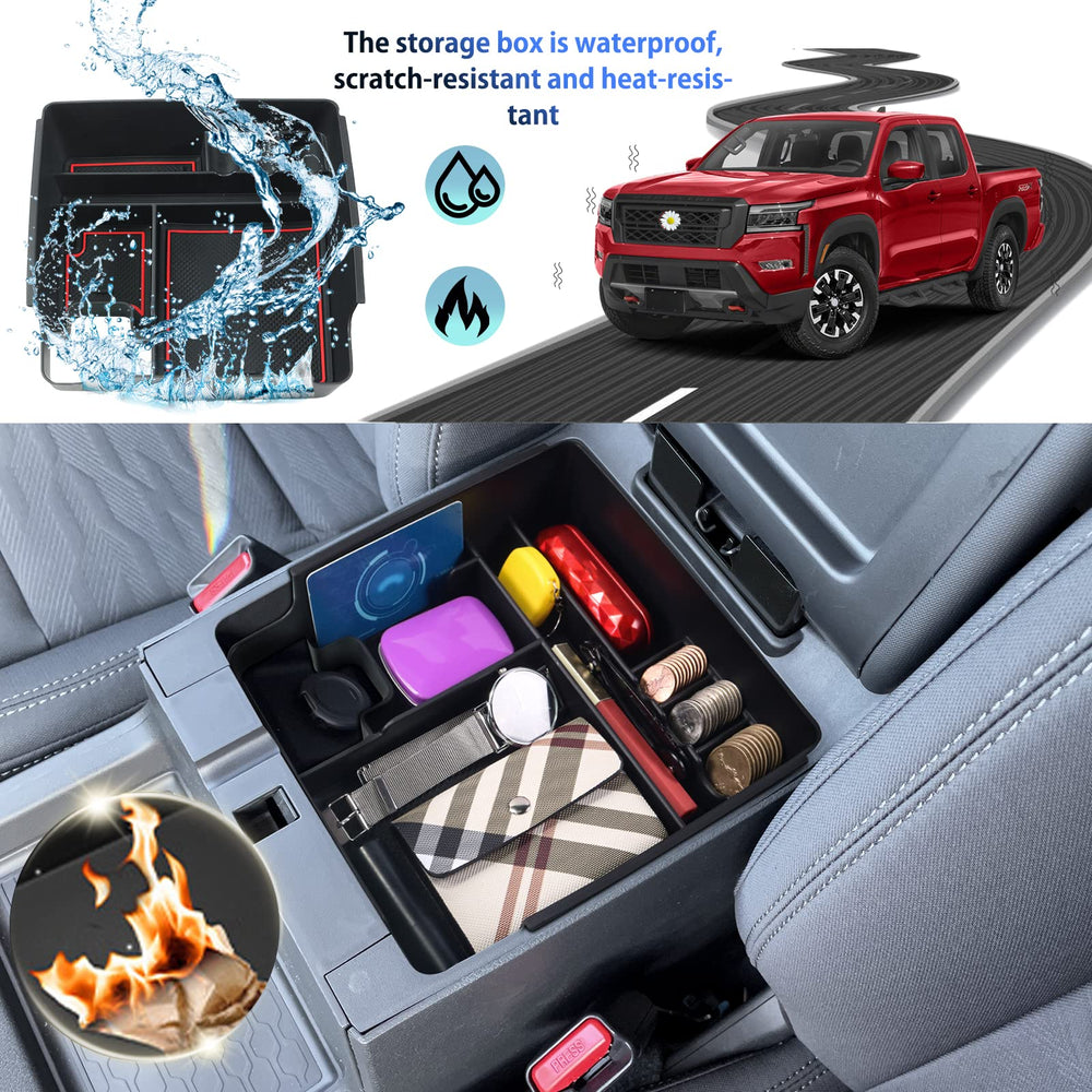 SHAOHAO Frontier console organizer, top view, maximizes storage and quick access.