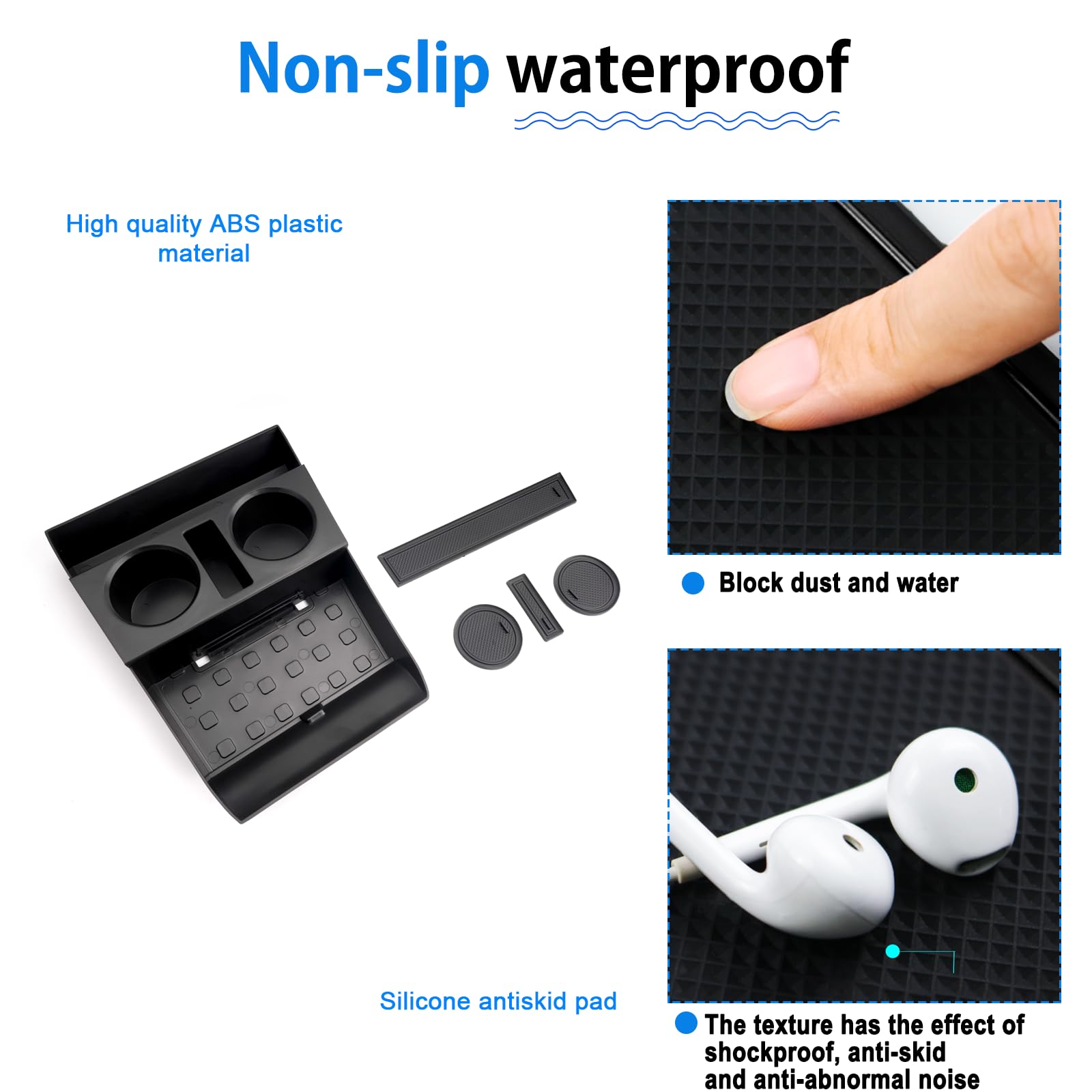 SHAOHAO Santa Fe dust-proof silicone pad inside the tray
