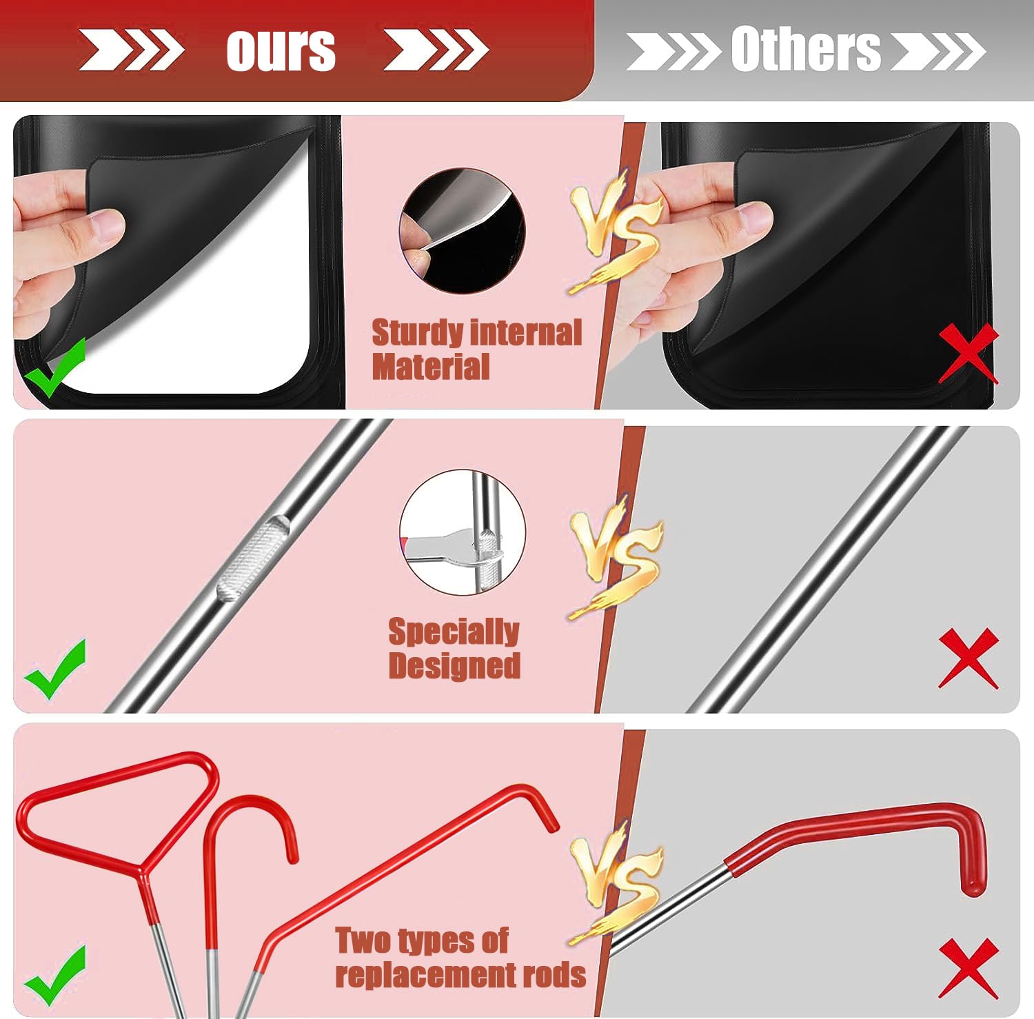 SHAOKAOLU stainless steel tools close-up highlighting durable construction