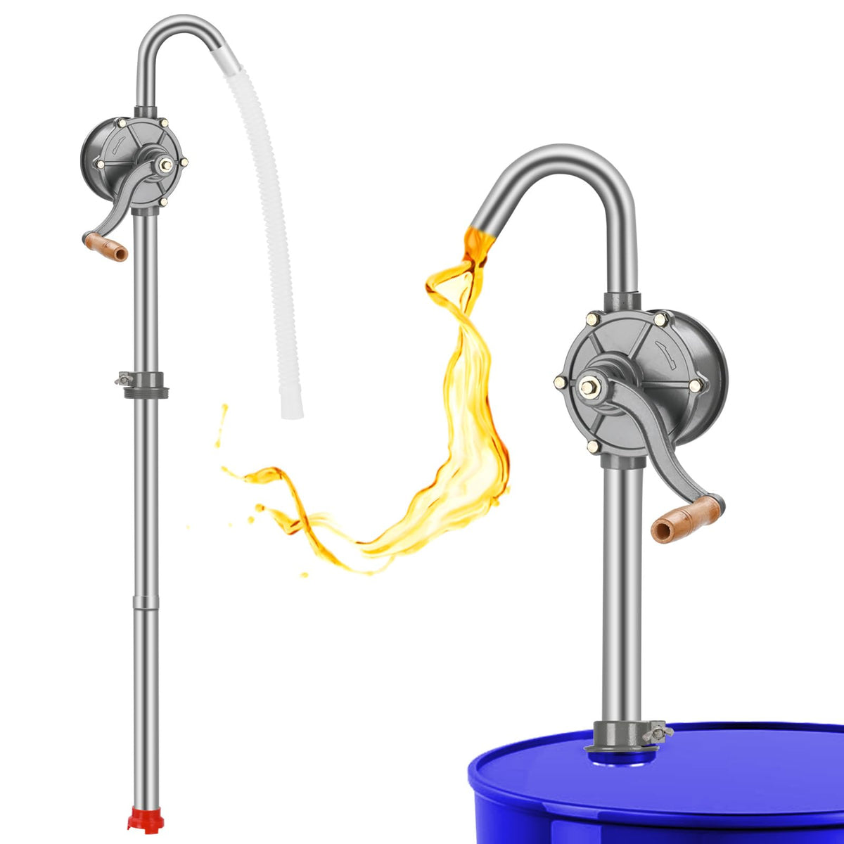 SHDZZDZSwy 55-gallon drum pump with adjustable height for different drums.