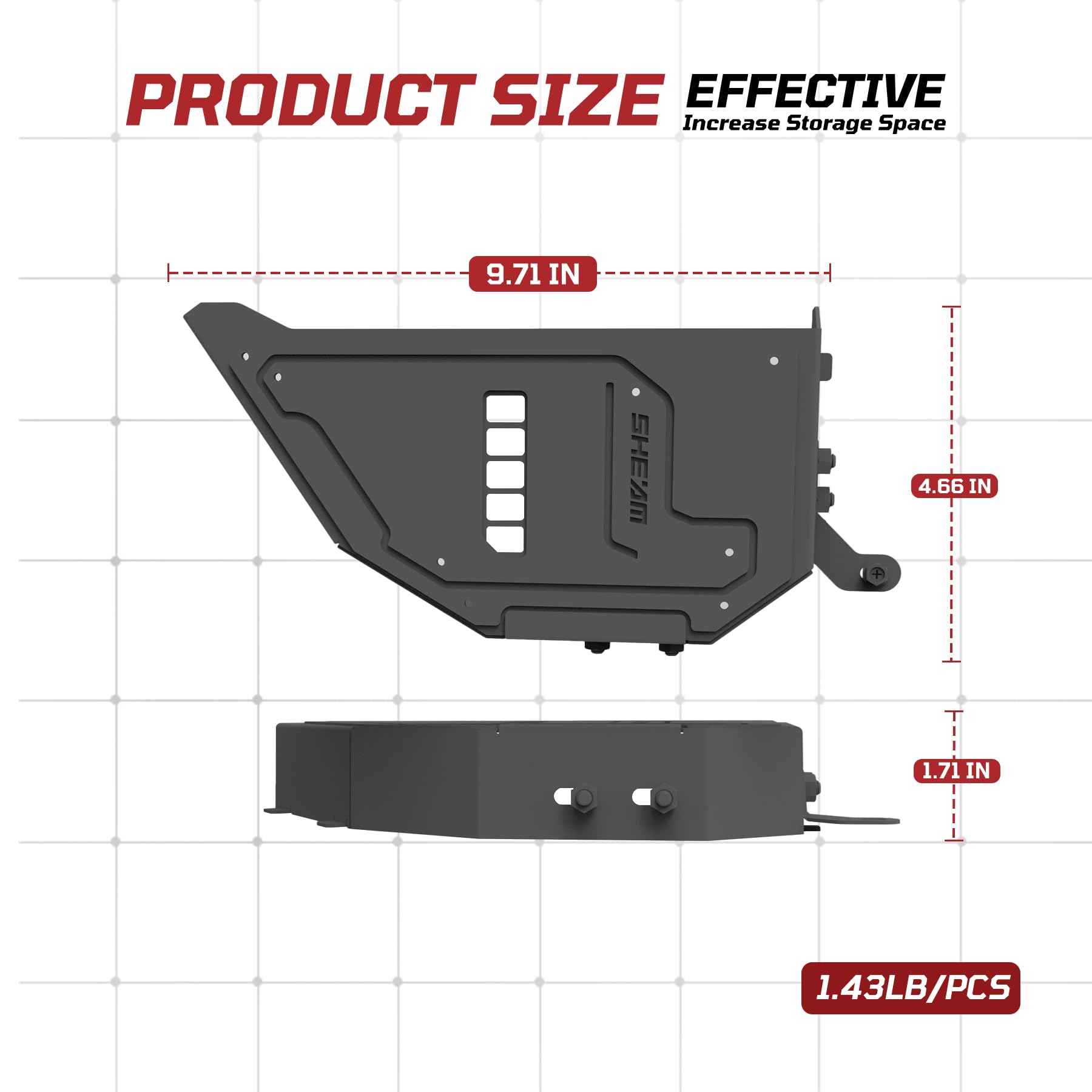 Compatibility note highlighting non-electric seat models for SHEAM pockets