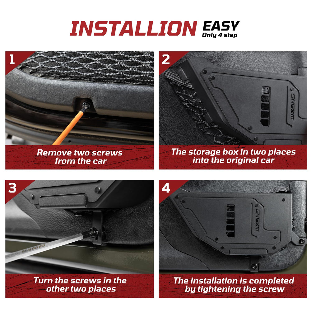 Installation kit included with SHEAM pockets for quick setup