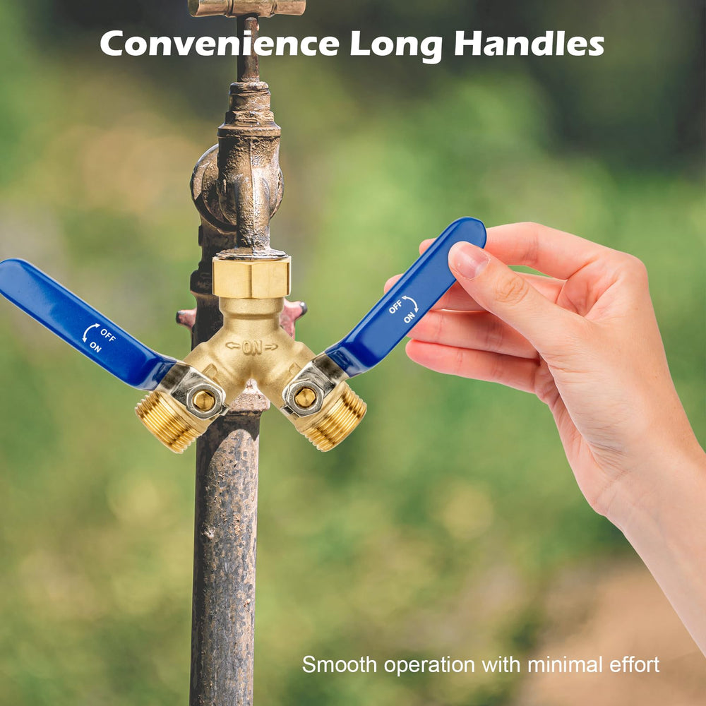 SheeChung hose splitter easy install with swivel for tool-free setup