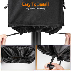 SheeChung universal fit image demonstrates coverage for most electric trailer jacks.