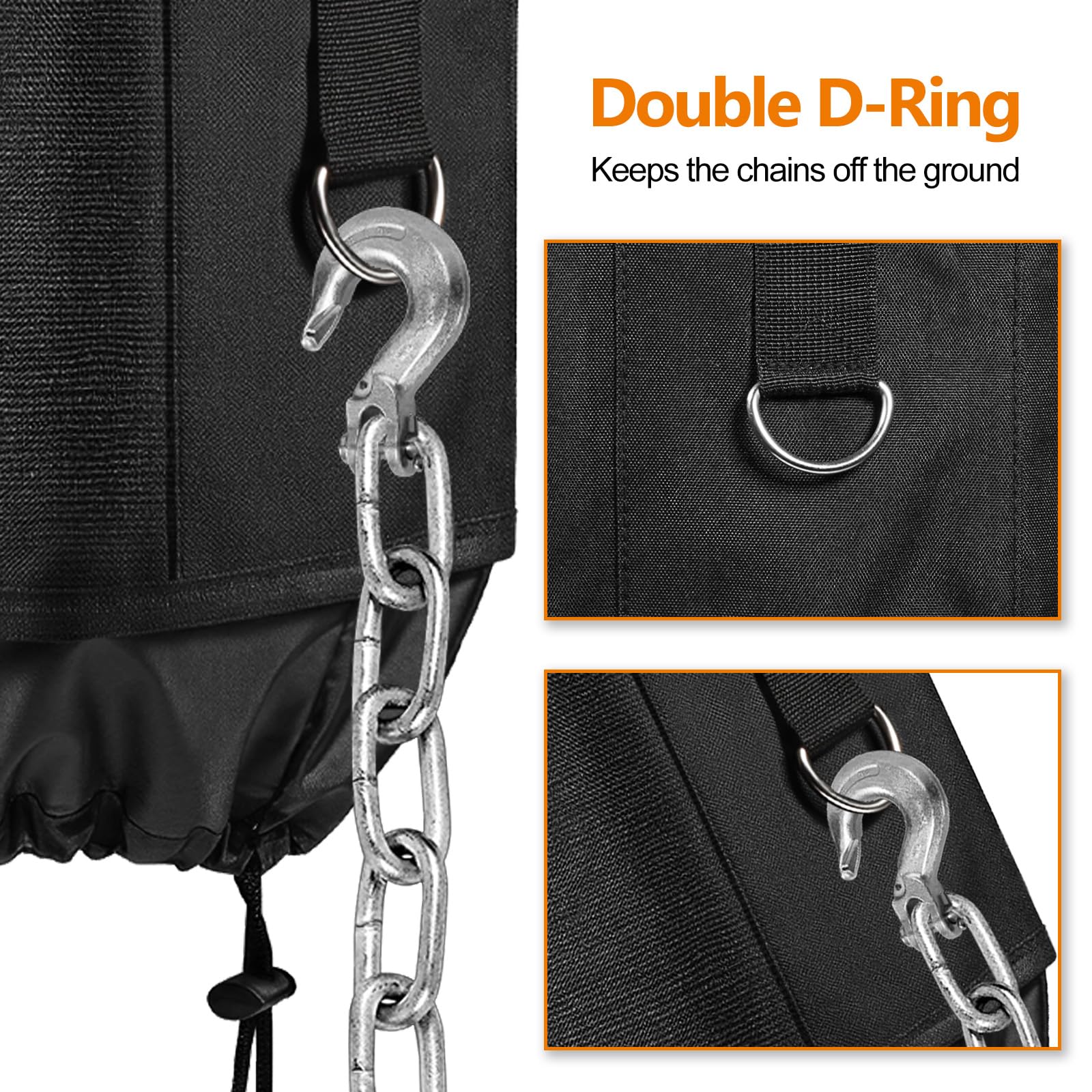 SheeChung waterproof fabric keeps your jack dry in wet conditions and light rain.