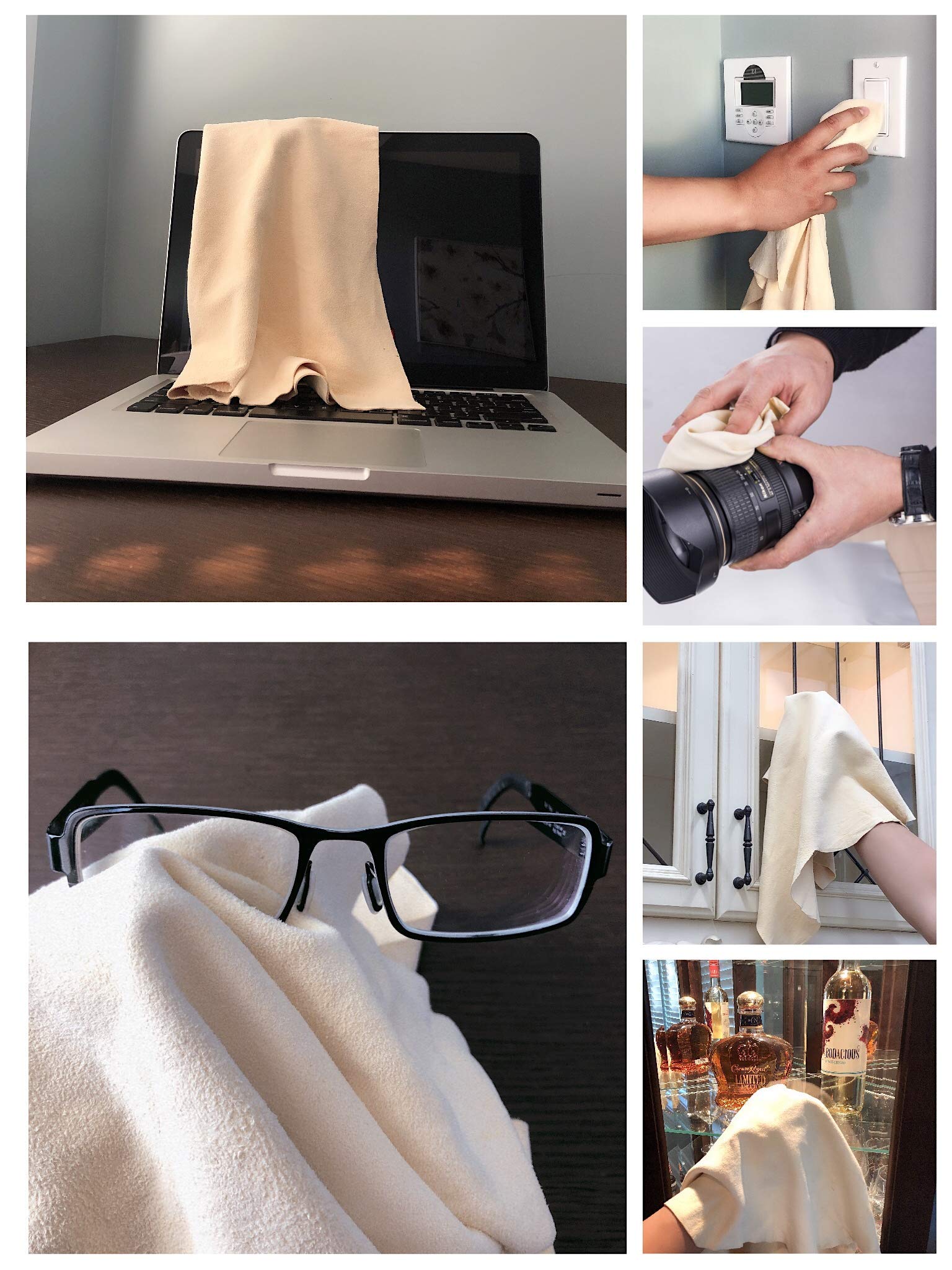 SHEEPSKIN ELITE soft, scratch-free chamois preserves shine on vehicle surfaces.
