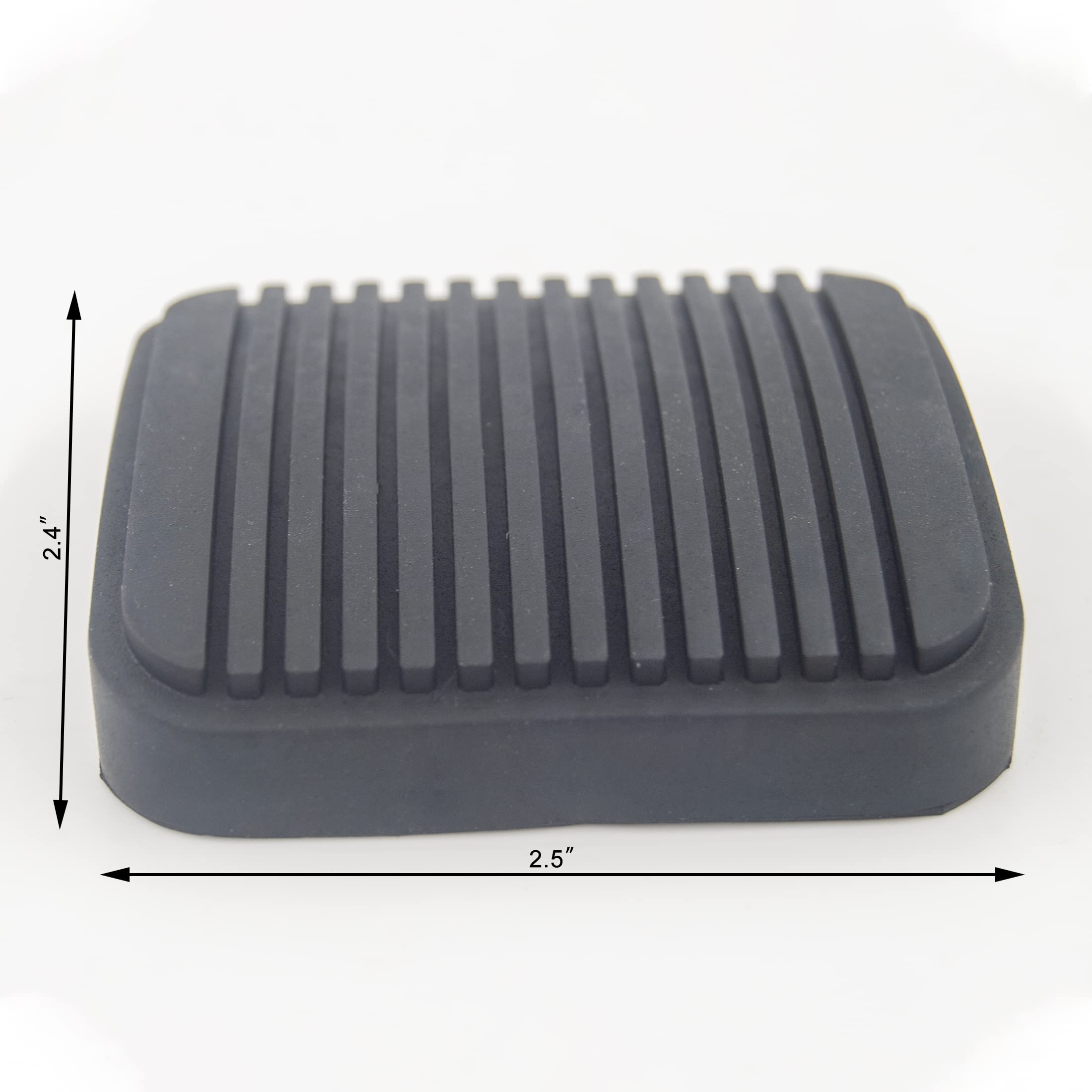 Sheisor clutch pedal pads for manual transmission with quick slip-on installation