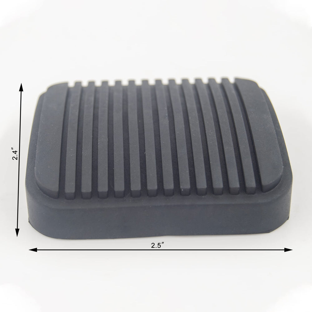 Sheisor clutch pedal pads for manual transmission with quick slip-on installation