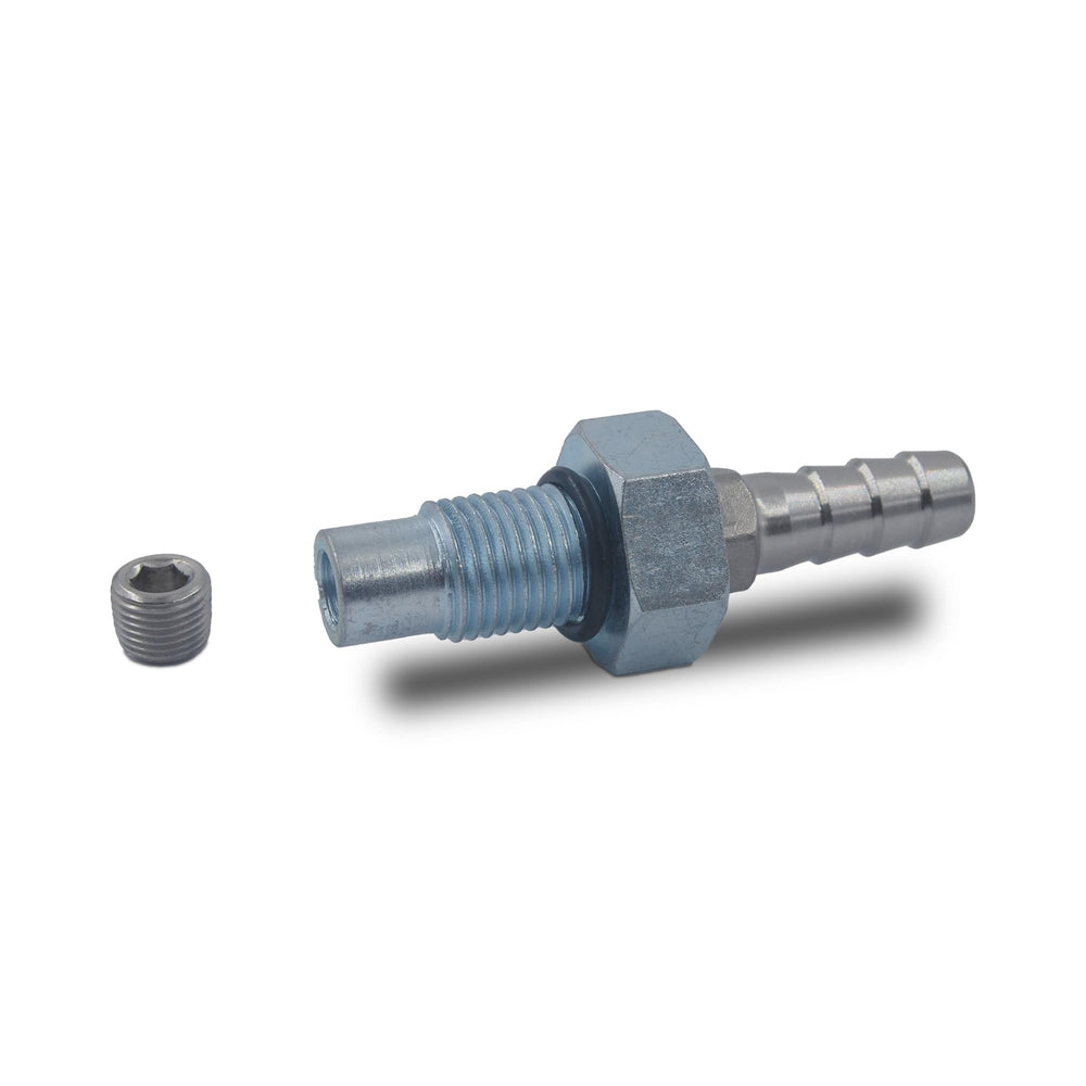 Sheisor drain plug with fill adapter for Explorer enables easier oil top-offs.
