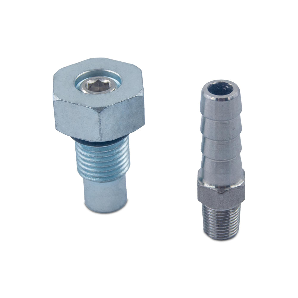 Sheisor fill adapter and drain plug for Sport Trac simplifies maintenance access.