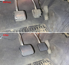 Sheisor pedal pad cover demonstrates easy installation and secure fit