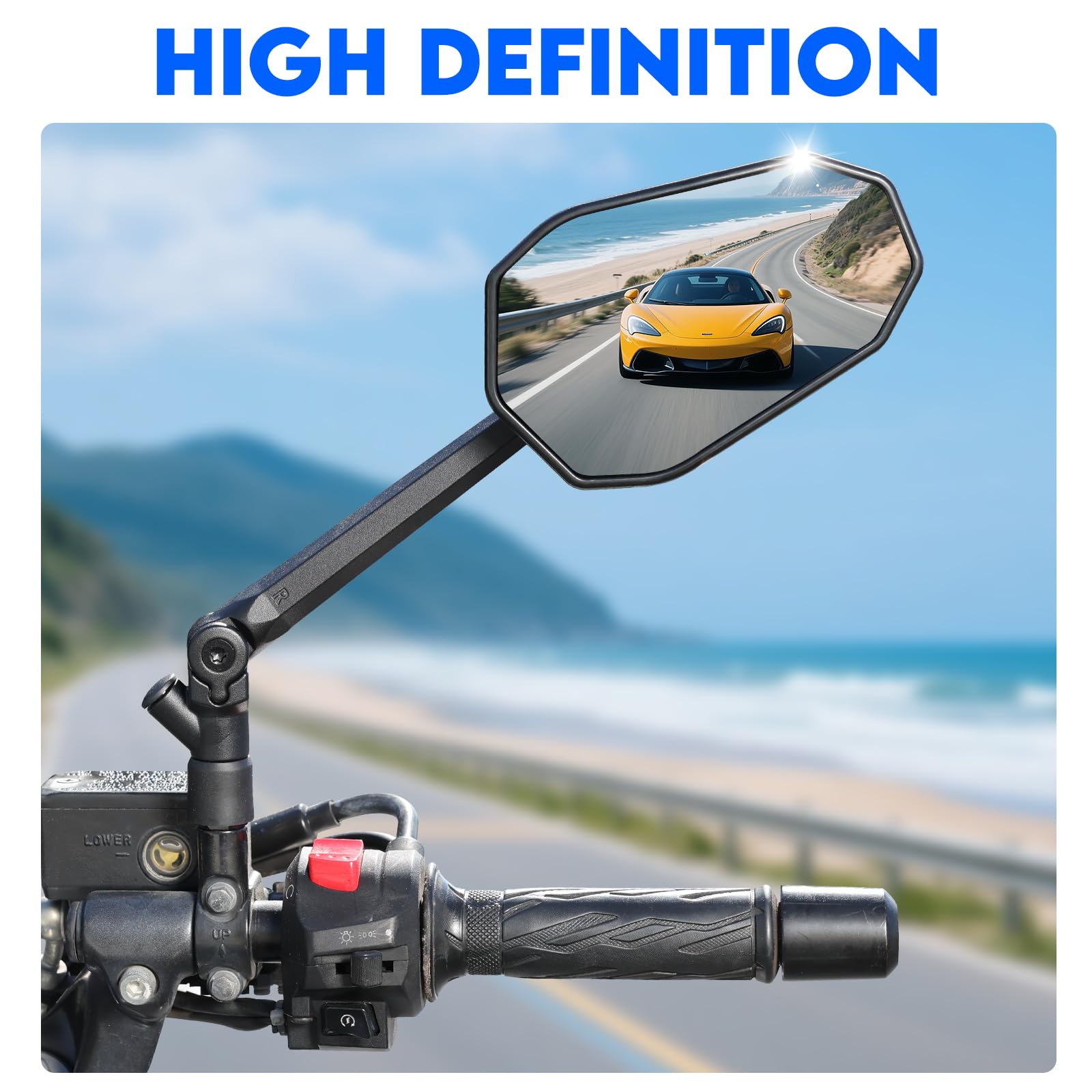 SHEJISI high-definition convex mirror delivers safer visibility.