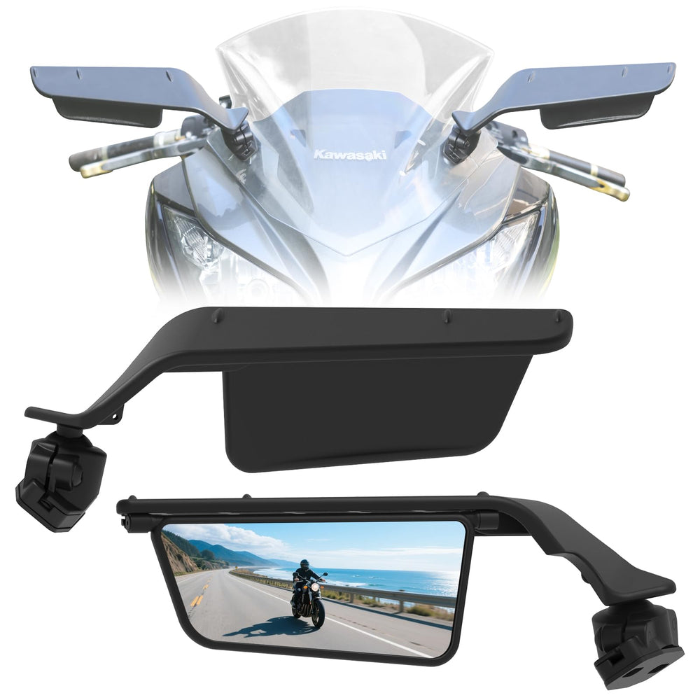 SHEJISI mirror for Honda CBR-300R with adjustable view for better lane awareness
