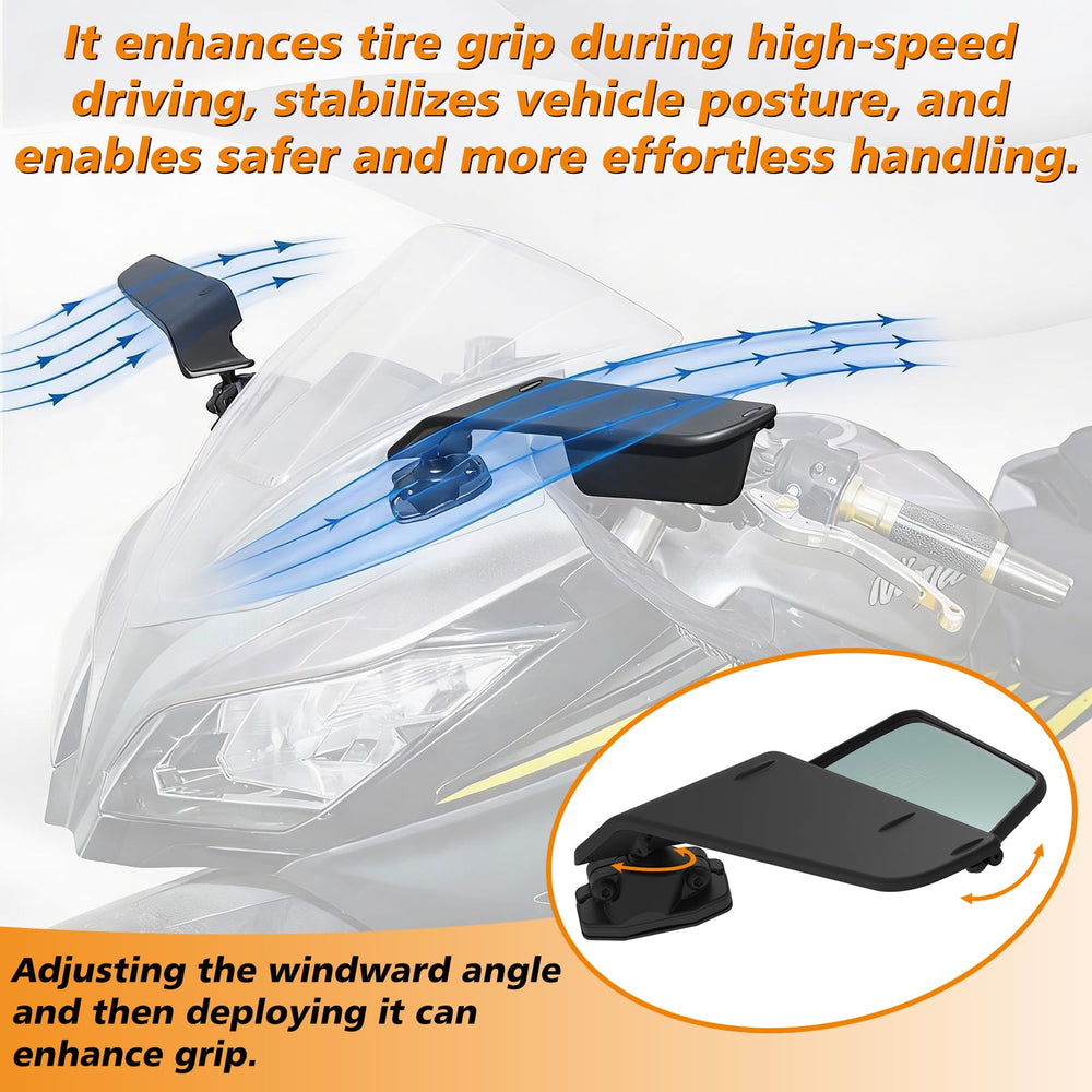 SHEJISI mirror for Yamaha R1 with distortion-free convex glass improves field of view